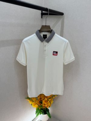 Arma Exchange Of-white Polo Premium Collar Neck T-shirt F5029-OF