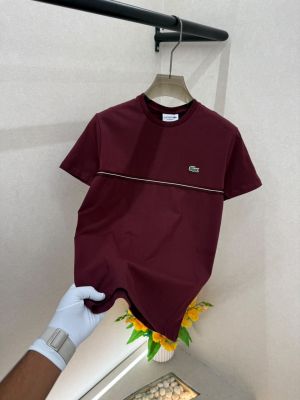 Lacost Maroon Premium Round Neck T-shirt F5020-MA