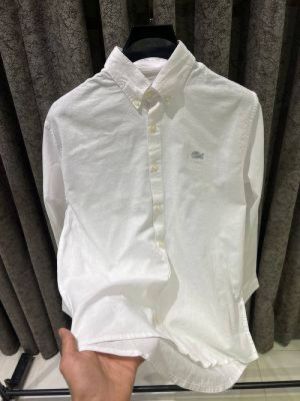 Lacostx-e IMPORTED STORE ARTICLE linen fabric SHIRT