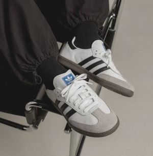 ADID samba white black suede quality fix