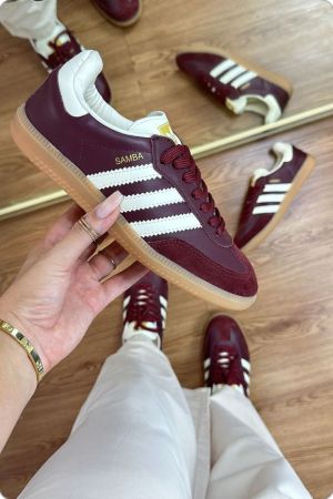Adidaass Samba Maroon 481