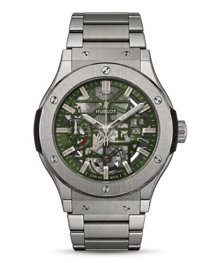 Hublo_t Big Bang Tourbillon Silver Green Dial