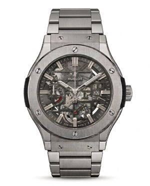 Hublo_t Big Bang Tourbillon Silver Black Dial