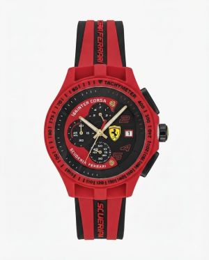 Ferrari Scuderia Red Black Dial