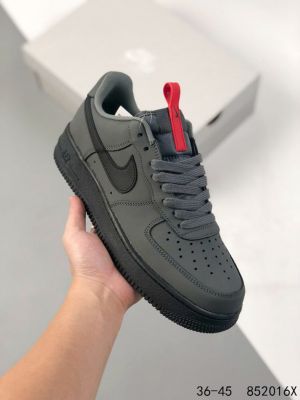 Nikke Airforce 1 Low Grey Black Swoosh 487