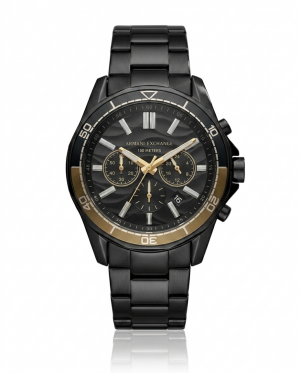 Armaani Exchange 100 Meters Black Dial
