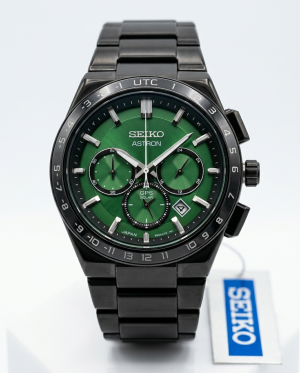 Seiko Astron Black Green Dial