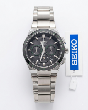 Seiko Astron Silver Black Dial
