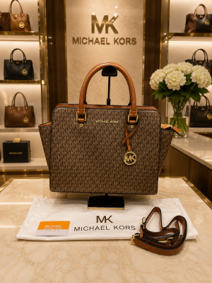 Michael kor Yenna Medium Satchel Bag With DustCover 6371