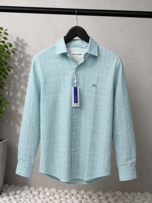 Lacost Premium Stripe Linen Shirt. 2894