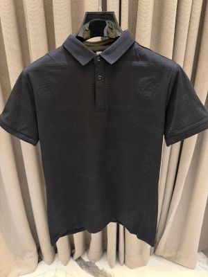 Versace Couture Full Monogram Polo Black