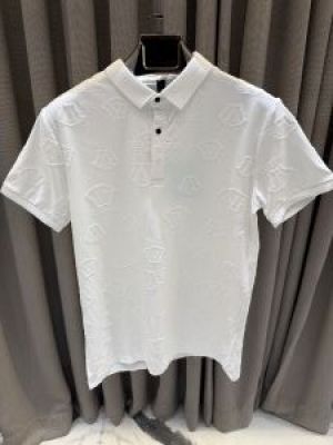 Versac_e Monogram Imported Polo White