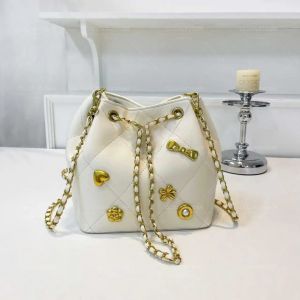 CHANE BOWTIE MINI BUCKET BAG WITH BOX 6547