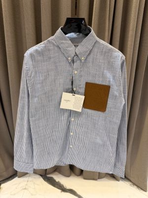 Loewe Pocket Monogram Full Sleeves Shirt Grey