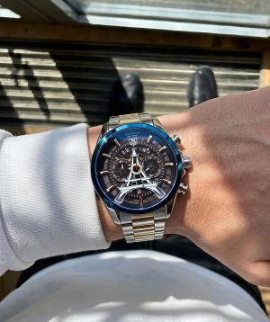 Tag Heuee_r Carrera Paris EiffelTower Silver-Blue