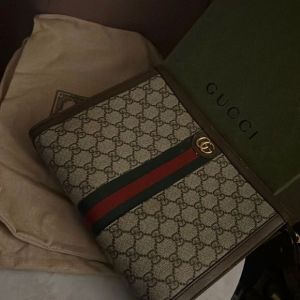 Guccci CB GG-3 Ophidia Unisex Pouch With Original DustCover & CarryBag