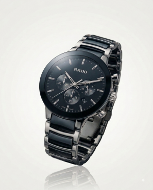 Radd_o centrix chronograph 2 ton Black silver