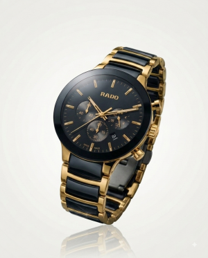 Radd_o centrix chronograph 2 ton Black Gold