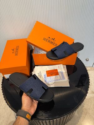 Hermees Izmir Premium Sandal Navy jeans