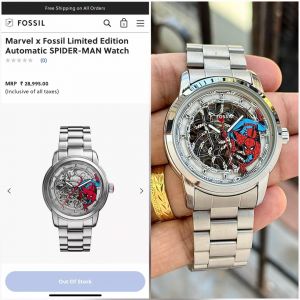 Marvel x fossi_il  imited Edition Automatic Spider Man