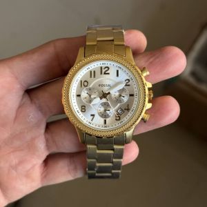 Fossi Chronograph Gold White