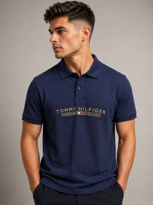 TOMMMY HILFIGER Premium Quality Collar Neck Polo Tshirt GZ 0158