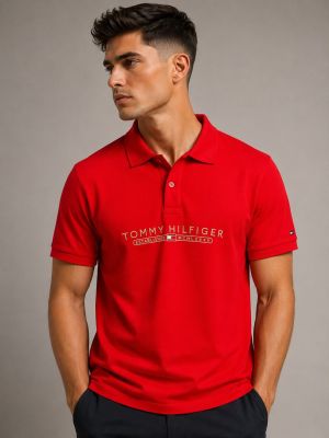 TOMMMY HILFIGER Premium Quality Collar Neck Polo Tshirt GZ 0161