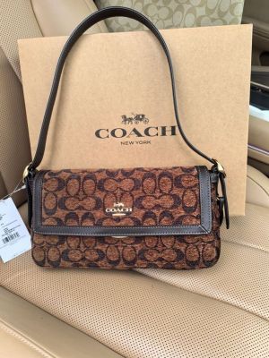 Coacch CB Etta Small Flap Shoulder Bag With DustCover & CarryBag