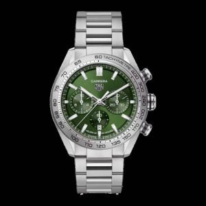 Tag_g heuuerCarrera Sport Chronograph 44mm silver green