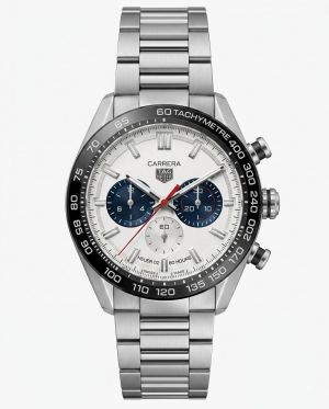 Tag_g heuuerCarrera Sport Chronograph 44mm silver white