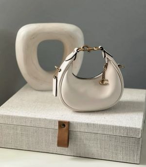 Coacch Mini Jonie White Crossbody Bag With OG Box & Dust Bag White