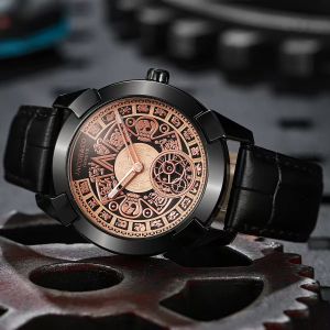Jacob & Co Convierte a la Piedra del Sol Black Leather Belt