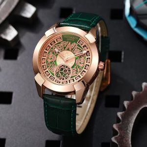 Jacob & Co Convierte a la Piedra del Sol Green Leather Belt