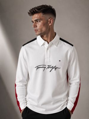 TOMMMY HILFIGER Premium Quality Collar Neck Full Sleeves T-shirt GZ_0413