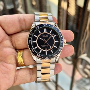Hugo Bos Runner Analogs 3H Two Tone Black Dial