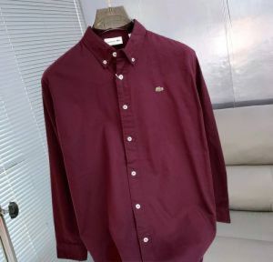 lacosti-c IMPORTED STORE ARTICLE SHIRT MAROONx