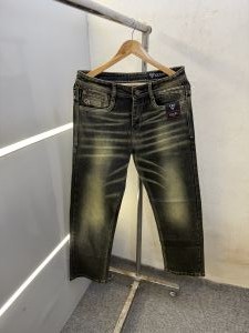 GUESS PREMIUM GREENISH SHADE DENIM JEANS STARIGHT FIT LENGHT 41