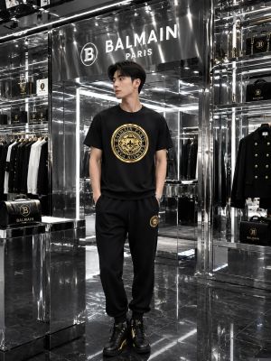 Balmai Paris Black Imported Premium Track Suit Brand Carry Bag Packing F3980-BL