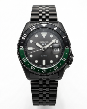 Seiko Gmt Master Green black dail