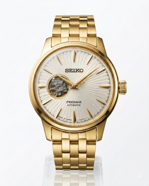 Seiko Presage Gold White Dail
