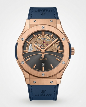 Hublot Big Bang Tourbillon Blue Leather