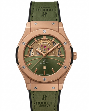 Hublot Big Bang Tourbillon Green Leather