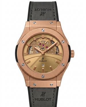 Hublot Big Bang Tourbillon Gray Leather