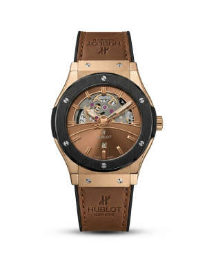 Hublot Big Bang Tourbillon Dark Brown Leather
