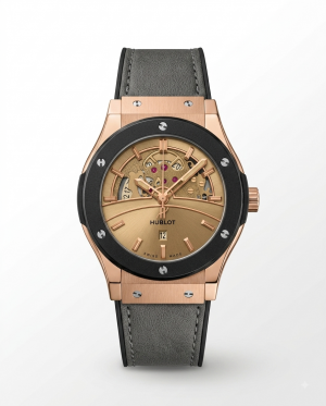 Hublot Big Bang Tourbillon Gray Leather