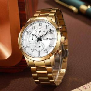 Fossi 100 Meters Chronograph Gold White