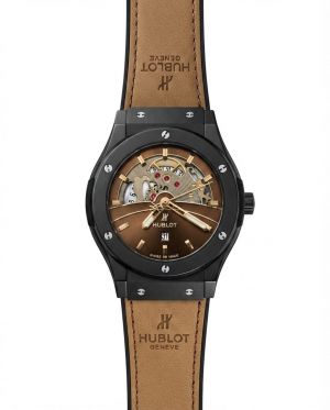 Hublot Big Bang Tourbillon Dark Brown Leather