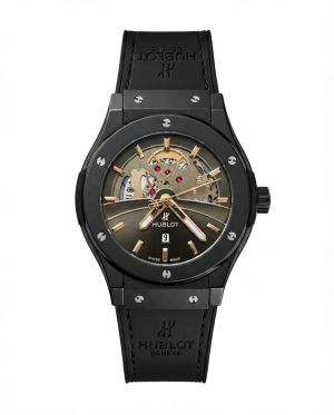 Hublot Big Bang Tourbillon Full Black Leather