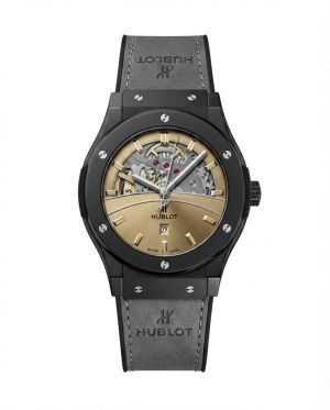 Hublot Big Bang Tourbillon Gray Leather
