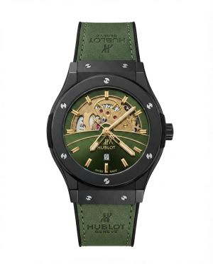 Hublot Big Bang Tourbillon Green Leather